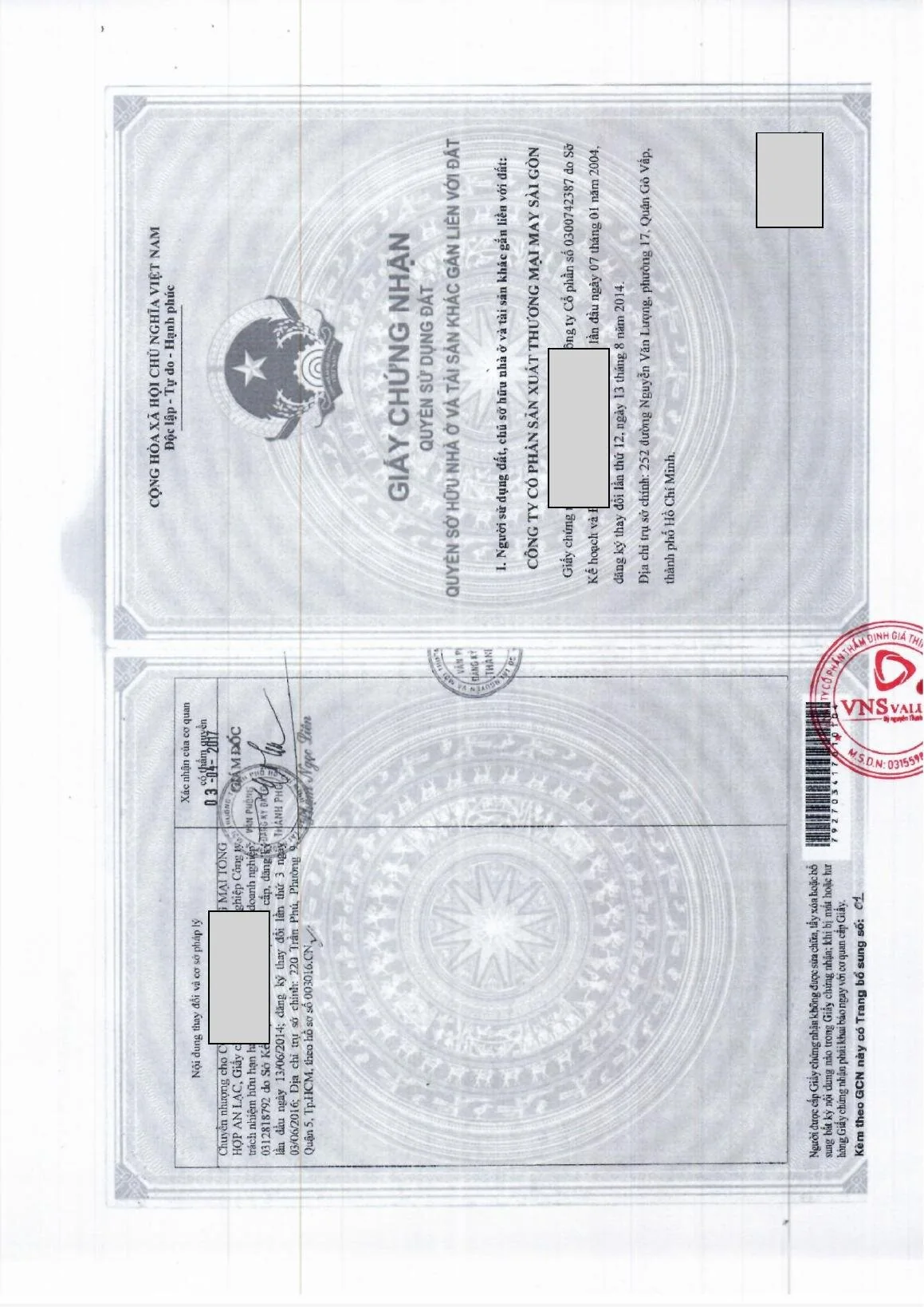 Chứng thư thẩm định giá - trang 4